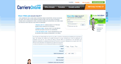 Desktop Screenshot of emploi.carriereonline.com
